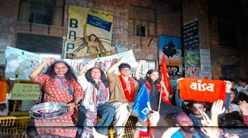 Khabar Odisha:Left-party-triumphs-again-in-JNU-wins-all-4-seats-including-the-post-of-president