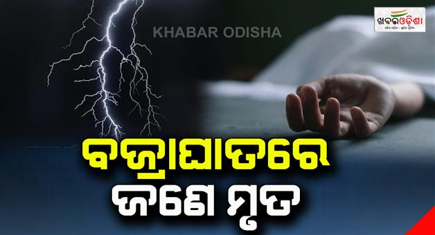 Khabar Odisha:Lighting--1-dead