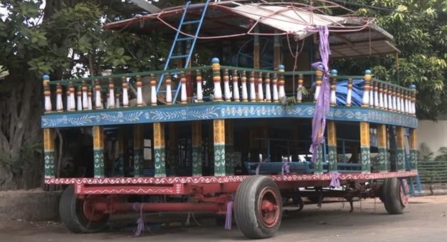 Khabar Odisha:Lord-Jagannaths-chariot-gets-a-new-makeover-as-Sukhoi-jet-tyres