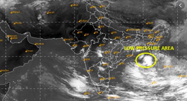 Khabar Odisha: Low Pressure Formed In Bay Of Bengal Due To Which Heavy ...