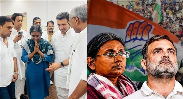 Khabar Odisha:MP-Rajya-Sabha-Election-Congress-Protest-Over-Meenakshi-Natarajan-Nomination-Rejection