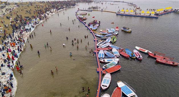 Khabar Odisha:Maha-Kumbha-begins-with-Snan-at-Sangam-in-Prayagraj