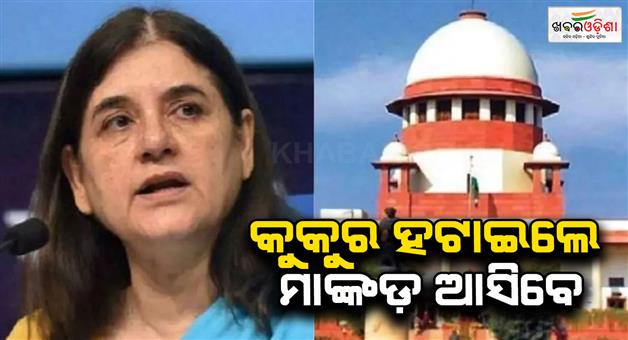 Khabar Odisha:Maneka-Gandhi-criticizes-Supreme-Courts-stray-dog-order-in-Delhi