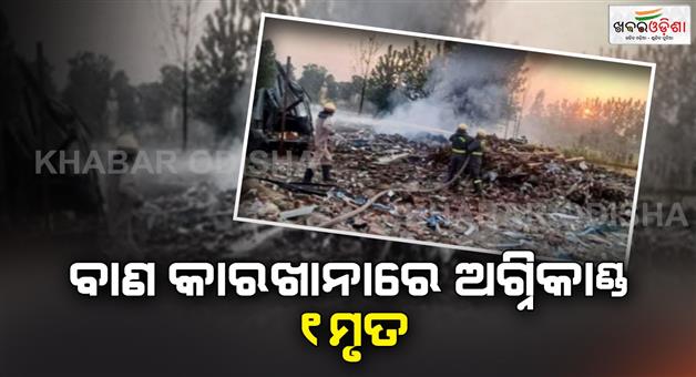Khabar Odisha:Massive-fire-breaks-out-at-a-factory-in-UP--1-died