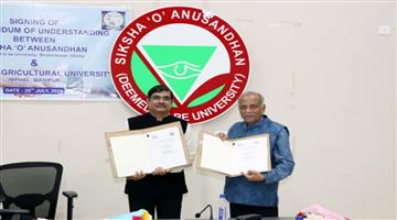 Khabar Odisha:MoU-signed-between-SOA-and-Central-Agricultural-University-Imphal-for-research-and-collaboration