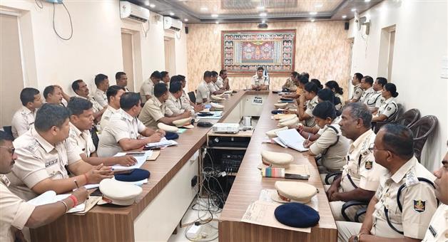 Khabar Odisha:Monthly-crime-review-meeting-held-under-the-chairmanship-of-Puri-SP-Pratya-Singh
