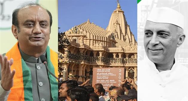 Khabar Odisha:Nehru-did-not-want-Somnath-temple-to-be-renovated-BJP-MP-alleges