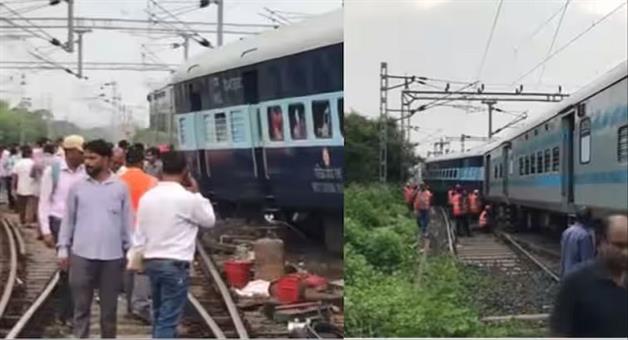 Khabar Odisha:Now-a-train-derailed-in-Jabalpur-MP-two-coaches-derailed