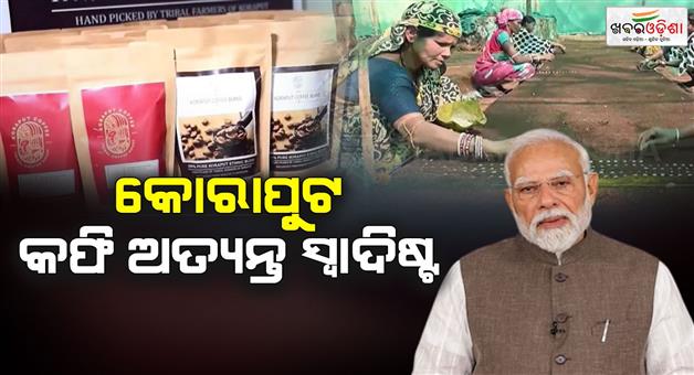 Khabar Odisha:Odishas-Koraput-coffee-is-very-delicious-PM-Modi
