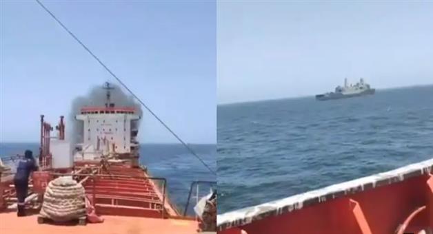 Khabar Odisha:Oman-Coast-Indian-Ship-Attack-Crew-Safe