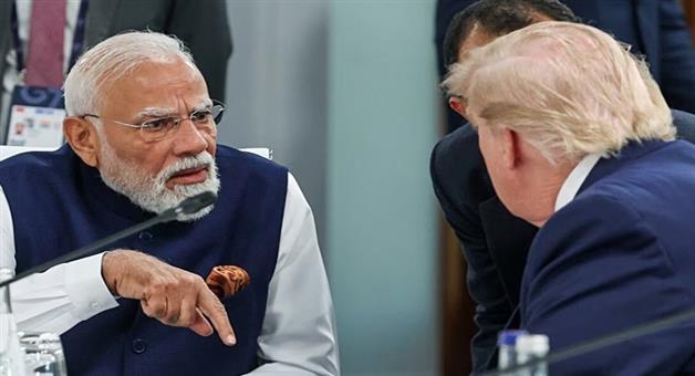 Khabar Odisha:PM-Modi-Confronts-Donald-Trump-at-G7-Raises-Death-of-3-Indian-Sailors-in-US-Attack