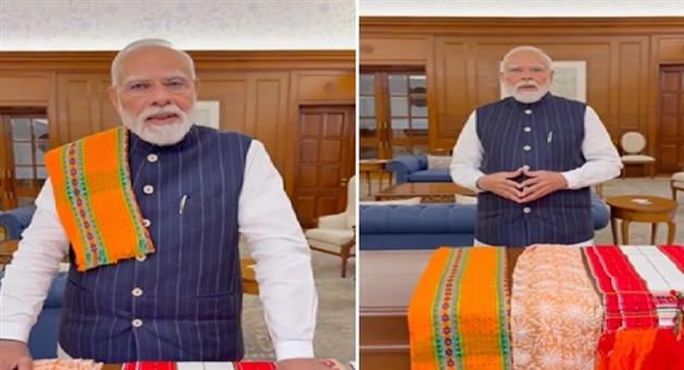 Khabar Odisha:PM-Modi-Shares-New-Video-on-Instagram-Urges-Citizens-to-Support-Swadeshi-and-Local-Weavers