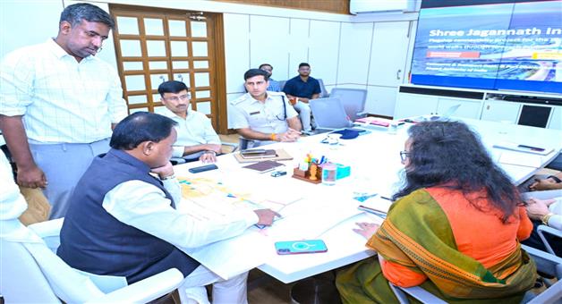 Khabar Odisha:Puri-district-set-for-transformation-Chief-Minister-reviews-various-projects