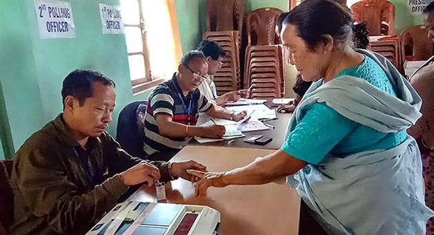 Khabar Odisha:Repolls-in-6-booths-of-Manipur-on-April-30
