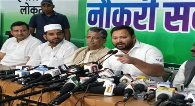 Khabar Odisha:Results-on-14th-oath-taking-on-18th-Tejashwi-rejects-exit-polls