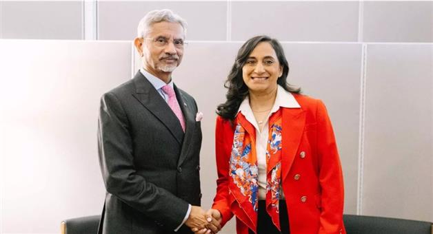 Khabar Odisha:S-Jaishankar-and-Anita-Anand-discuss-India-Canada-relations-improvement