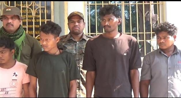 Khabar Odisha:STF-arrests-four-poachers-from-Shimlipal