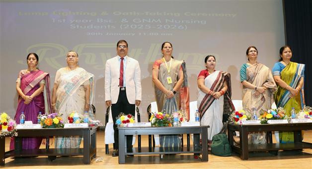 Khabar Odisha:SUM-Nursing-College-organizes-oath-taking-ceremony-and-annual-function-Ridhim-2026-for-new-students-of-BSc-Nursing-and-GNM