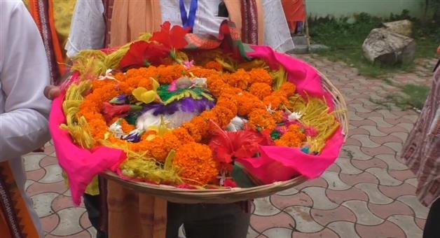 Khabar Odisha:Sacred-Patta-Rakhi-Reaches-Tulasi-Kshetra-from-Puri