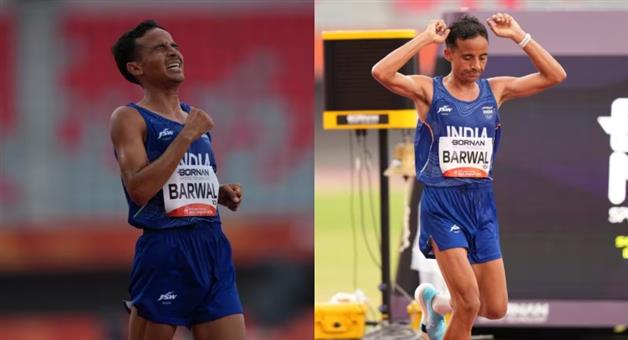 Khabar Odisha:Sawan-Barwal-wins-silver-medal-Mens-marathon-national-record-Asian-Games-2026