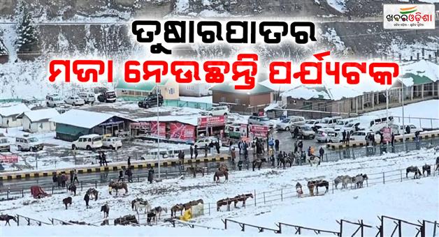 Khabar Odisha:Snowfall-shuts-Srinagar-Leh-highway-read