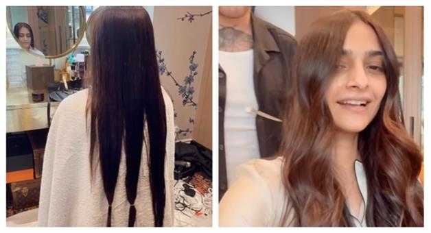 Khabar Odisha:Sonam-Kapoor-donates-12-inches-of-long-hair-thanks-father-Anil-Kapoor