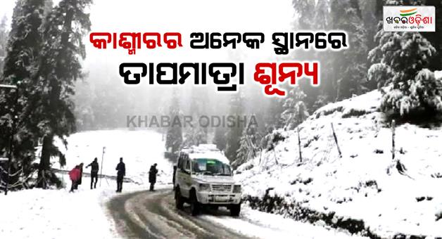 Khabar Odisha:Srinagar-cold-wave-in-Kashmir-Gulmarg-and-Srinagar-experienced-cold-nights
