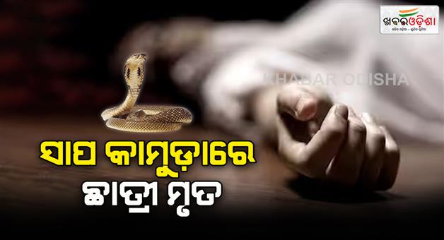 Khabar Odisha:Student-dies-of-snake-bite