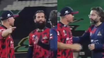 Khabar Odisha:Terrible-incident-in-Pakistan-Super-League-fight-between-Warner-and-Moeen-Ali-after-the-match
