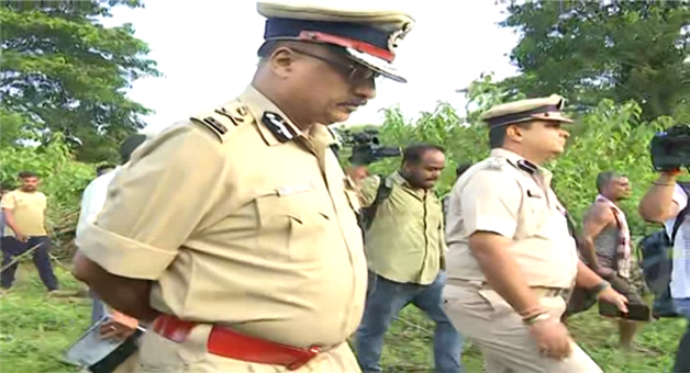 Khabar Odisha:The-Police-DG-visited-the-incident-site-in-Balanga-and-assessed-the-situation