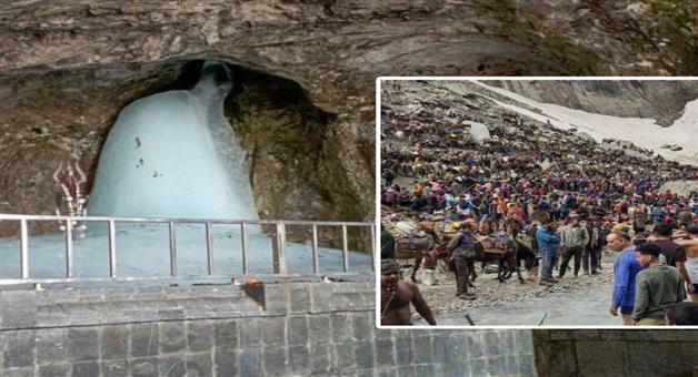 Khabar Odisha:The-weather-has-changed-and-the-journey-to-Amarnath-began-again