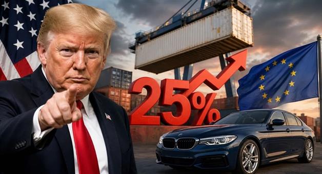 Khabar Odisha:Trump-breaks-huge-trade-deal-announces-25-percent-tax-on-European-cars