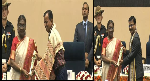 Khabar Odisha:Two-teachers-from-Odisha-received-the-National-Teacher-Award-from-His-Excellency-the-President