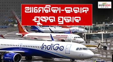 Khabar Odisha:US-Iran-conflict-air-India-group-international-passenger-numbers-fell-by-35pc