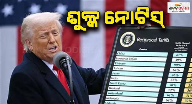 Khabar Odisha:US-issues-notification-25-additional-tariff-on-Indian-goods