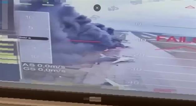 Khabar Odisha:Ukrainian-drone-strikes-on-4-Russian-airbases-40-bombers-destroyed