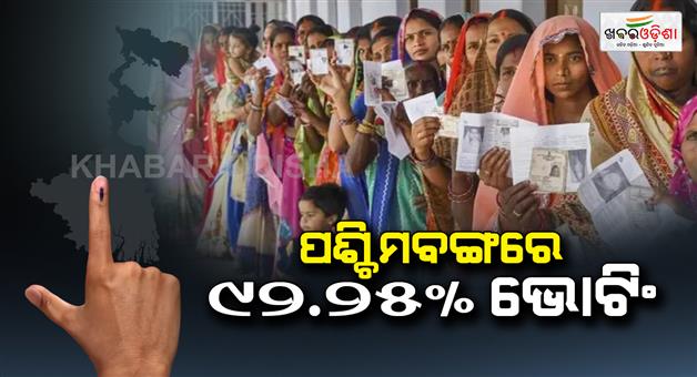 Khabar Odisha:West-Bengal-elections-2026-record-voter-turnout-in-final-phase