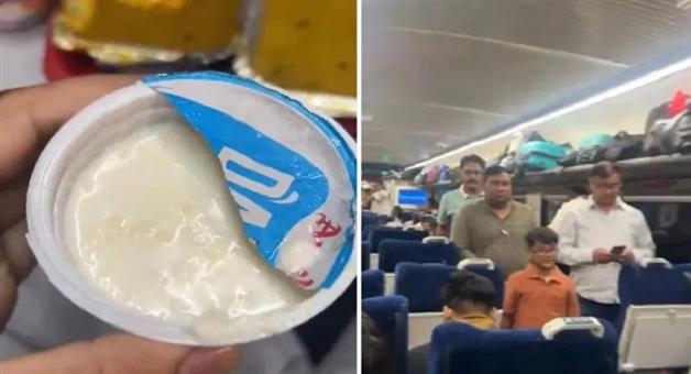 Khabar Odisha:Worm-Found-in-Curd-on-Vande-Bharat-Express-IRCTC-Fined-₹10-Lakh-Caterer-₹50-Lakh