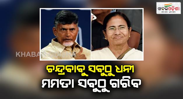 Khabar Odisha:adr-report-andhra-chandrababu-naidu-is-richest-chief-minister-west-bengal-s-mamata-banerjee-is-poorest-