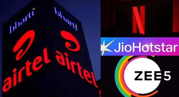 Khabar Odisha:airtel-all-in-one-ott-entertainment-pack-launched-rs-279-recharge-offers-netflix-jiohotstar-zee5-one-month-subscription