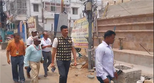Khabar Odisha:arabinda-padhee-reviews-development-work-of-gundicha-temple
