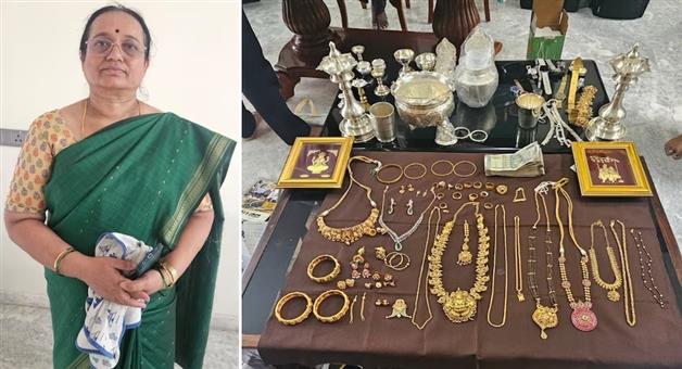 Khabar Odisha:arnataka-Lokayukta-Raids-Heavy-Gold-and-Cash-Recovered-from-Agri-Officer-Pushp