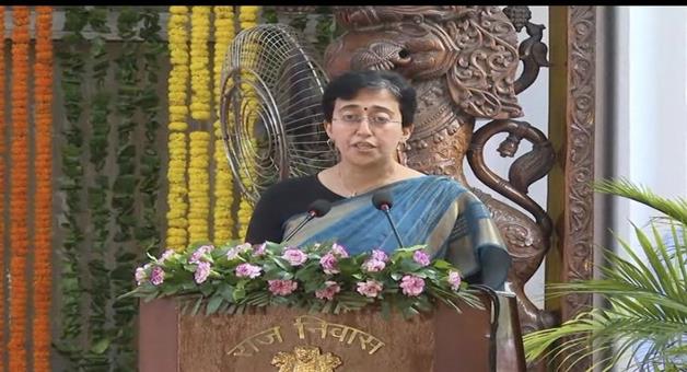 Khabar Odisha:atishi-marlena-takes-oath-as-delhi-chief-minister