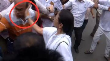Khabar Odisha:baruipur-protest-mamata-banerjee-slaps-tmc-worker-west-bengal