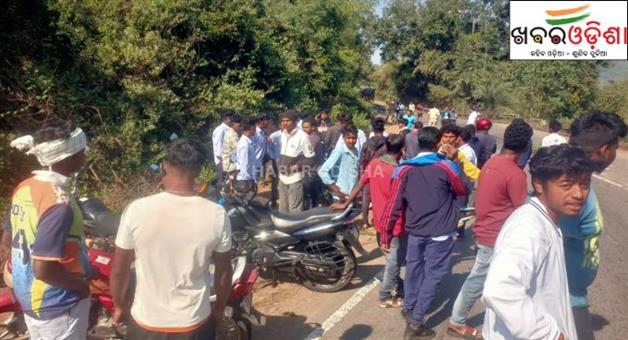 Khabar Odisha:bike-and-bus-accident-2-students-died