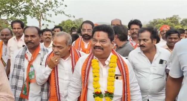 Khabar Odisha:bjp-mla-candidate-k-narayan-rao-reached-parlakhemundi-in-a-huge-procession
