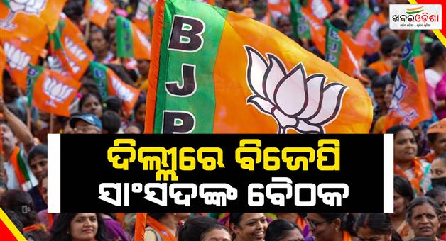 Khabar Odisha:bjp-mps-meet-in-delhi-odisha-cm-also-attends-to-discuss-vice-presidential-election-strategy