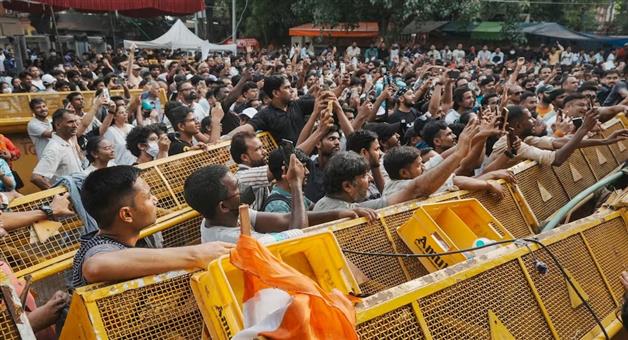 Khabar Odisha:cjp-protest-at-jantarmantar
