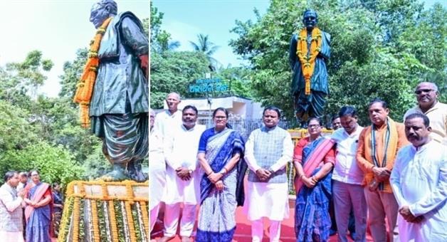 Khabar Odisha:cm-majhi-pays-tribute-to-former-odisha-cm-nabakrushna-choudhury