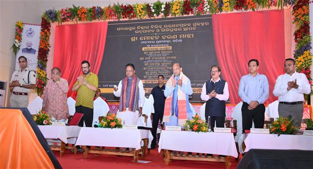 Khabar Odisha:cm-mohan-majhi-inaugurates-and-lays-foundation-of-50-projects-at-sambalpur